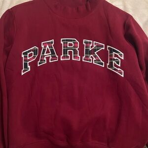 Sold Out  Parke Christmas Plaid Mock Neck
